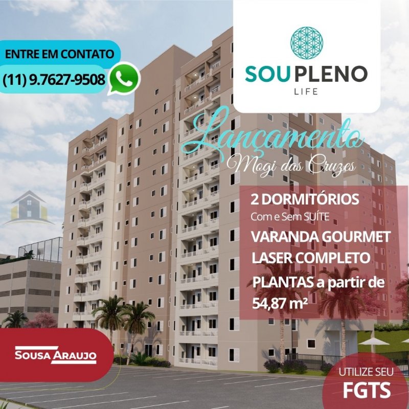 Apartamento - Lanamentos - Vila Nova Cintra - Mogi das Cruzes - SP